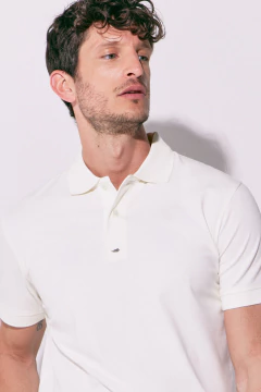 Chomba Pima Jersey con Spandex Blanco, foto 1 de 4