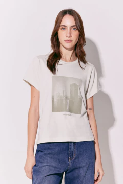 Remera Dama Venecia Crudo, foto 1 de 4