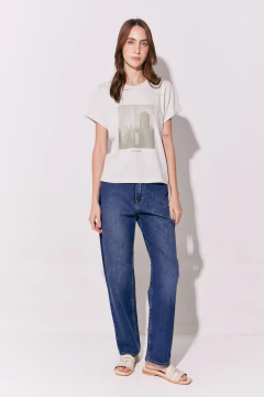 Remera Dama Venecia Crudo, foto 4 de 4