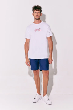 Remera Andrea Con Estampa 3D Blanco, foto 4 de 4