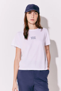 Remera Boxy Bruna Blanco, foto 2 de 4