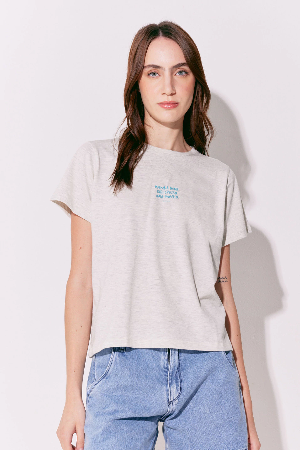 Remera Boxy Bruna Crudo