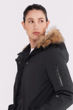 Parka con Capucha Verde Oscuro, foto 1 de 5