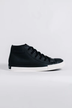 Zapatilla Botita Cuero Terzo Negro, foto 1 de 6