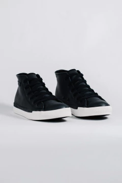 Zapatilla Botita Cuero Terzo Negro, foto 2 de 6