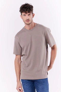 Remera Oversize Pima Collie Vison, foto 1 de 5