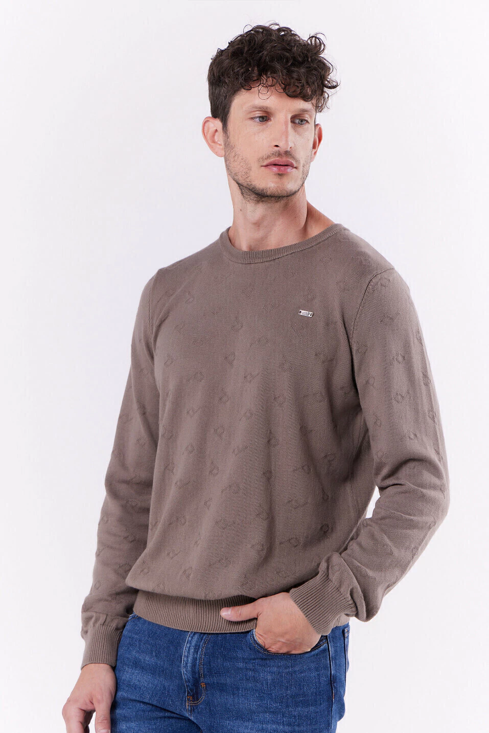 Sweater Punto Fantasia Gabon Vison