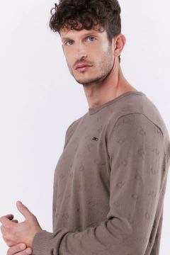 Sweater Punto Fantasia Gabon Vison, foto 3 de 5