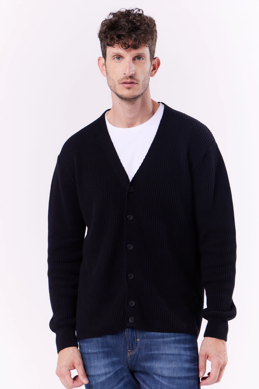 Sweater Punto Ingles Pelicano Negro