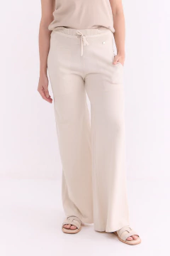 Pantalón Tejido Stitch Crudo, foto 3 de 6