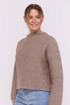 Sweater Dama Punto Link Nawa Natural, foto 3 de 5