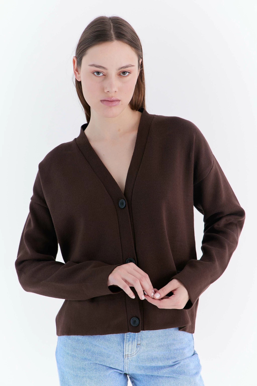 Cardigan Dama Colibri Choco