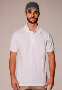 Pack x 2 Chombas Pique Blanco Verde Mza, foto 4 de 5