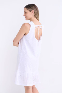 Vestido Broderie Vaiana Off White, foto 2 de 5