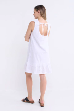 Vestido Broderie Vaiana Off White, foto 4 de 5