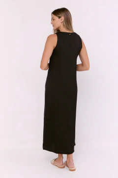 Vestido Lencero Maui Negro, foto 3 de 5