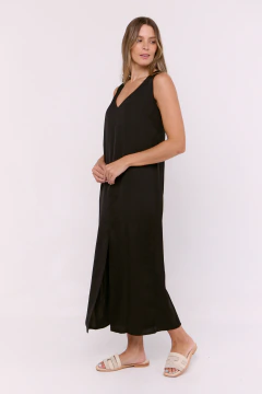 Vestido Lencero Maui Negro, foto 2 de 5
