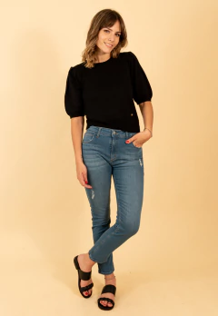 Sweater Base Manga Princesa Dama Negro, foto 4 de 4
