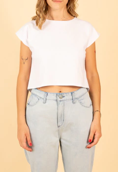 Remera c Hombrera Nerida Blanco, foto 1 de 5