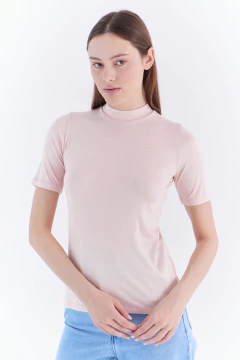 Remera Cuello Alto Rapunzel Rosa, foto 2 de 5