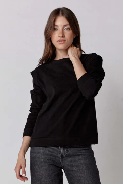 Remera Manga Larga Rodocrosita Negro, foto 1 de 4