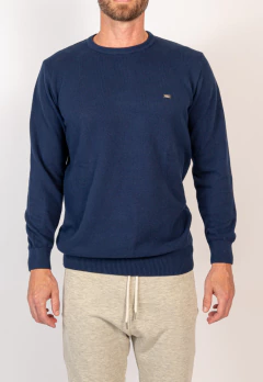 Sweater Base Punto Pique Marino, foto 2 de 4