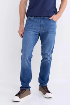 Jean Slim Fit 5 Bols Cronos Denim, foto 3 de 5