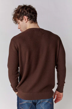 Sweater Punto Ladrillo Chocolate, foto 4 de 4