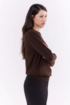 Sweater Dama Golondrina Choco, foto 2 de 5
