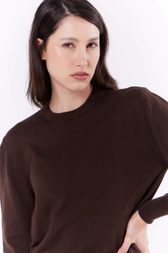 Sweater Dama Golondrina Choco, foto 1 de 5