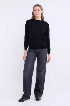 Sweater Dama Base Con Viscosa Negro, foto 4 de 4
