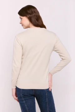 Cardigan Tejido Adela Crudo, foto 4 de 5