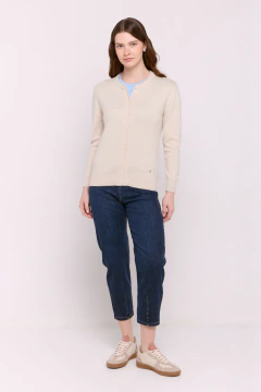 Cardigan Tejido Adela Crudo, foto 1 de 5