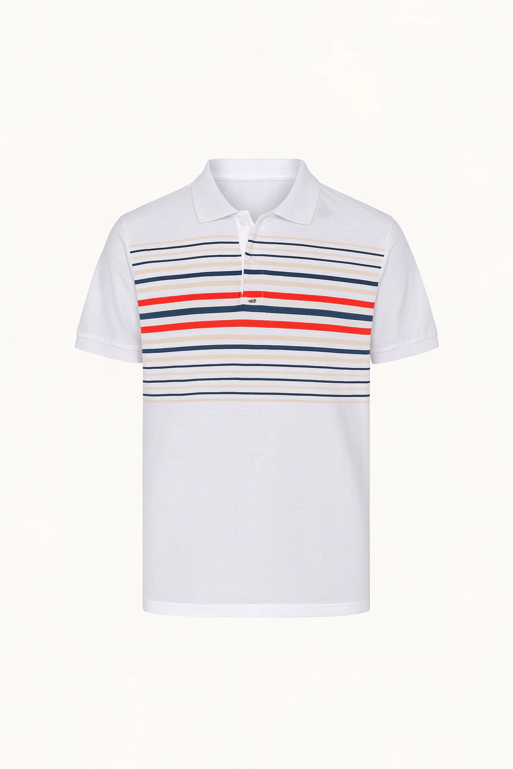 Chomba Jersey Rayada Blanco Rvar4