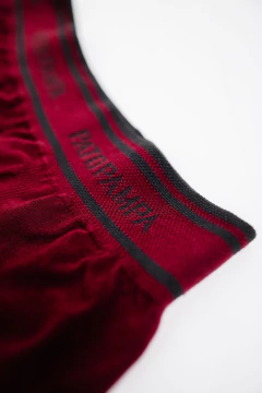 Boxer Basico Liso Bordo, foto 3 de 3