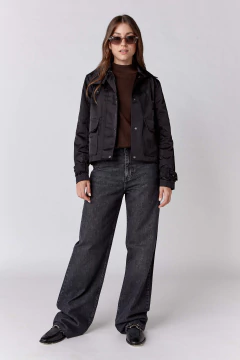 Campera Dama Culebra Negro, foto 4 de 5