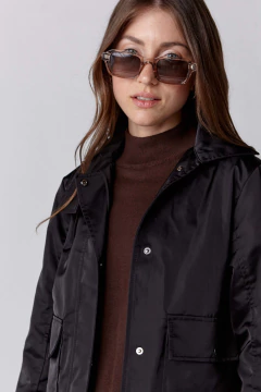 Campera Dama Culebra Negro, foto 2 de 5