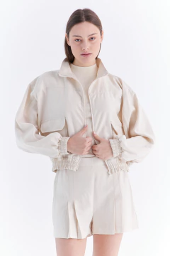 Campera con bolsillo Nana1 Beige, foto 4 de 5