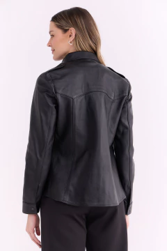 Camisa Cuero Tortuga Negro, foto 4 de 5
