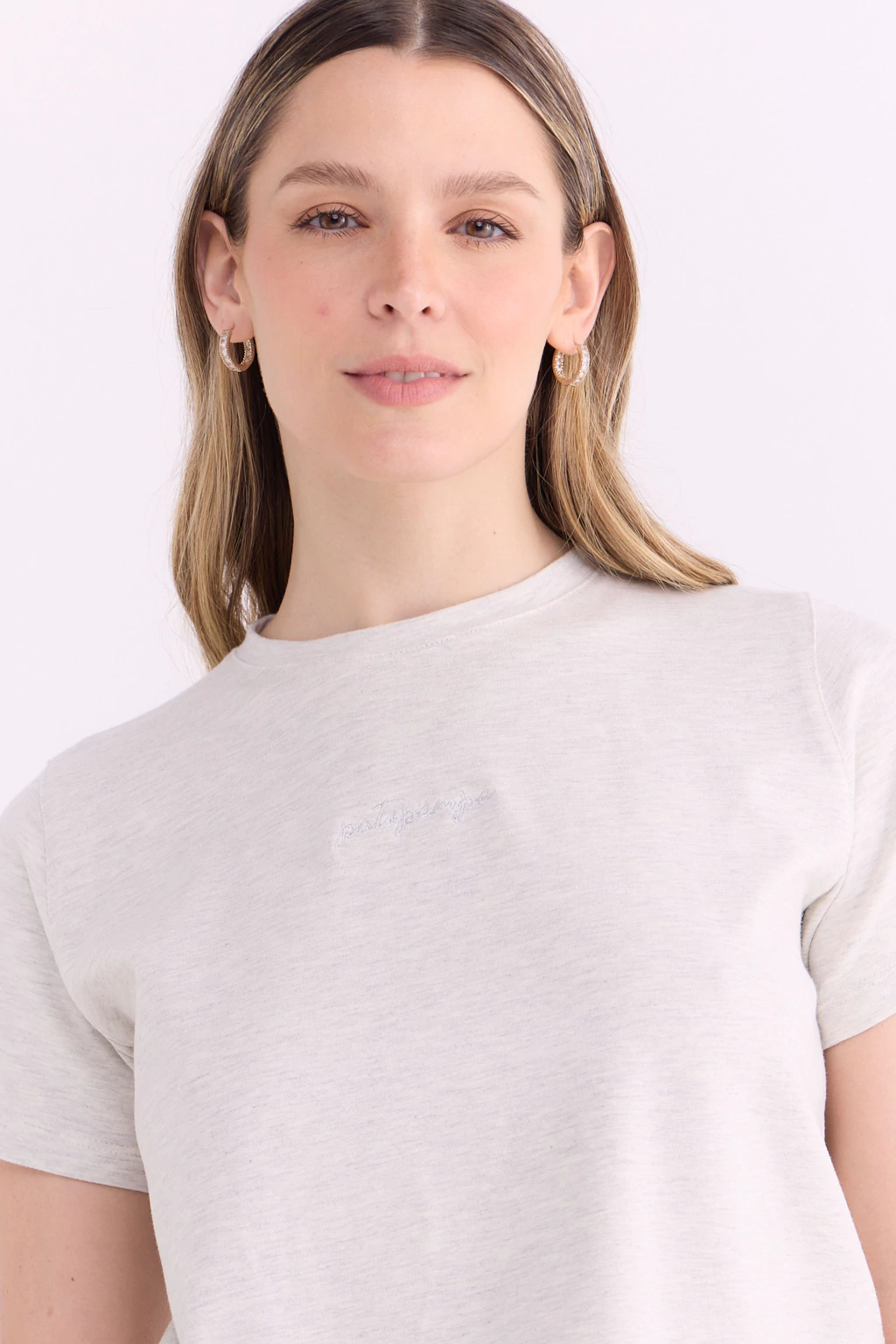 Remera Boxy Potts Melange
