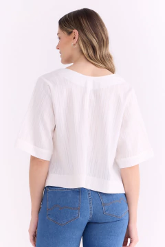 Blusa De Ratier Marie Blanco, foto 4 de 5