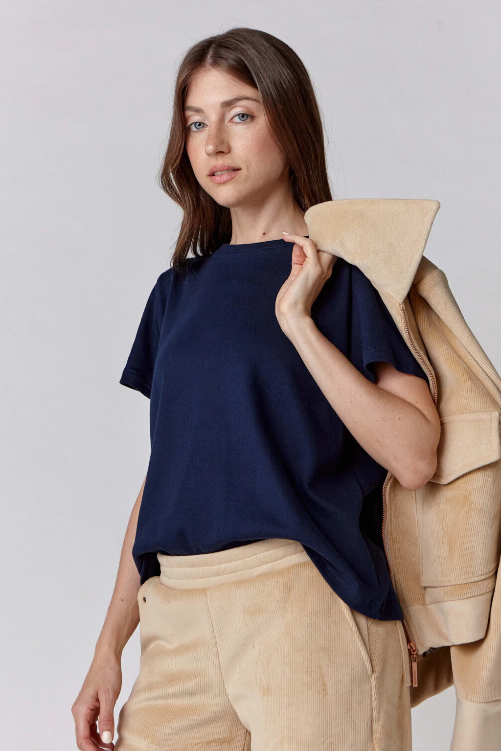 Remera Boxy Suika Marino