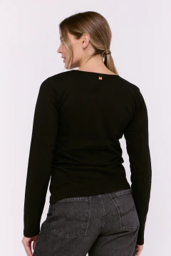 Remera Cuello Bote Ame Negro, foto 3 de 5