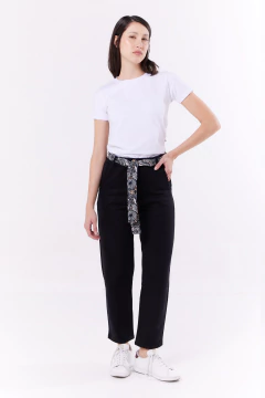 Pant Dama Tiempo Libre Geranio Negro, foto 3 de 4