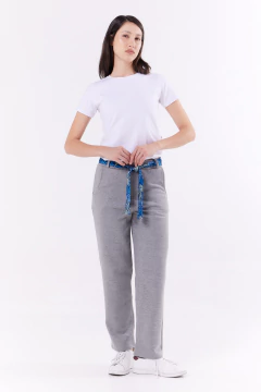 Pant Dama Tiempo Libre Geranio Gris Medio, foto 3 de 4