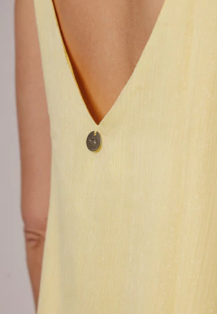 Vestido dama largo Amarillo, foto 1 de 3