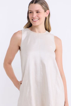 Vestido Merida tipo Jackie Beige, foto 4 de 5