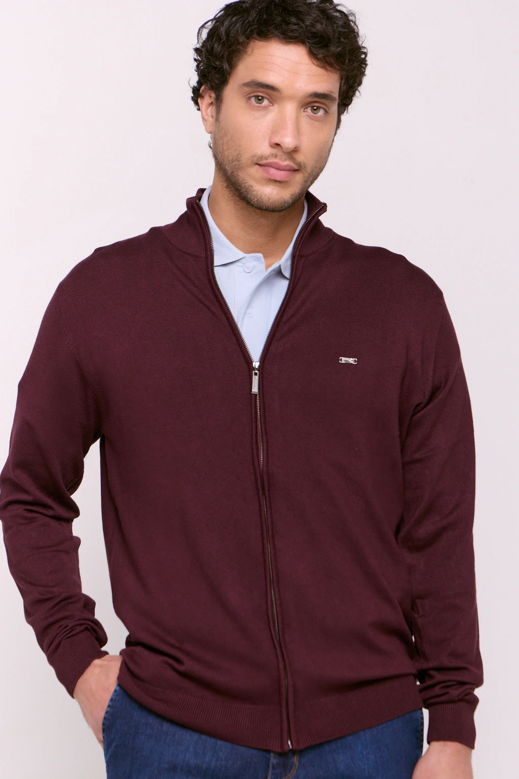 Campera Tejida Dug Borravino