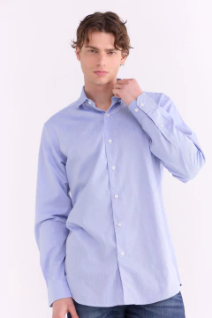 Camisa Corte Clasico Pima Rayas Finas 1738-920, foto 1 de 5