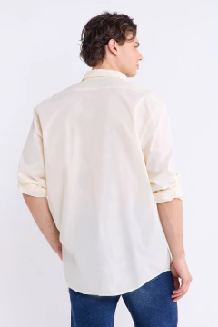 Camisa Poplin Lavada Paw Crudo, foto 3 de 5